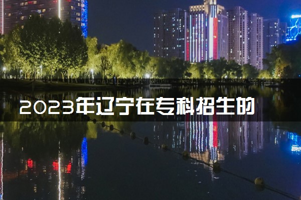 2023年辽宁在专科招生的本科大学