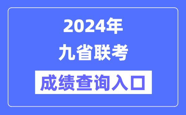 新高考2024九省联考成绩查询入口