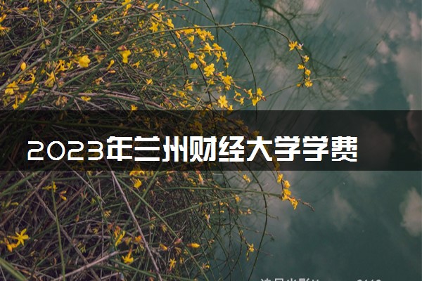 2023年兰州财经大学学费多少钱一年及各专业收费标准查询